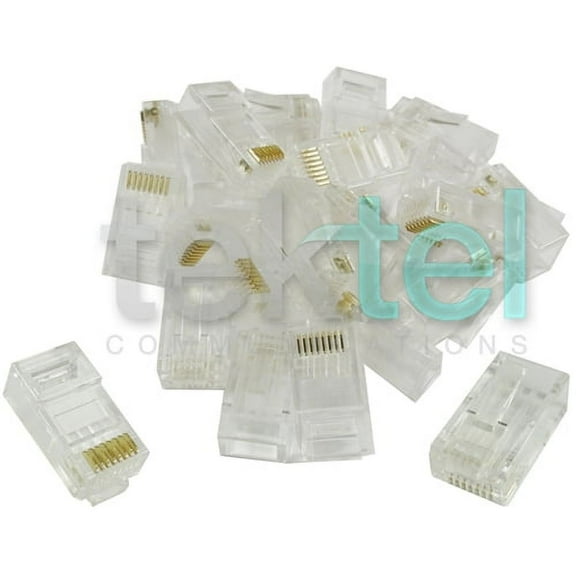 Ethernet Gold Plated Network Connector RJ45 8P8C CAT6 Modular Plug (10/pack)