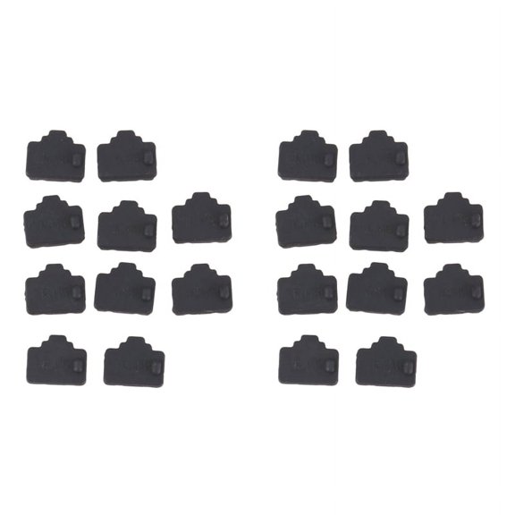 Ethernet Hub Port RJ45 Anti Dust Cover Cap Protector Plug 20Pcs Black,20Pcs x RJ45 Boots Cover,Black