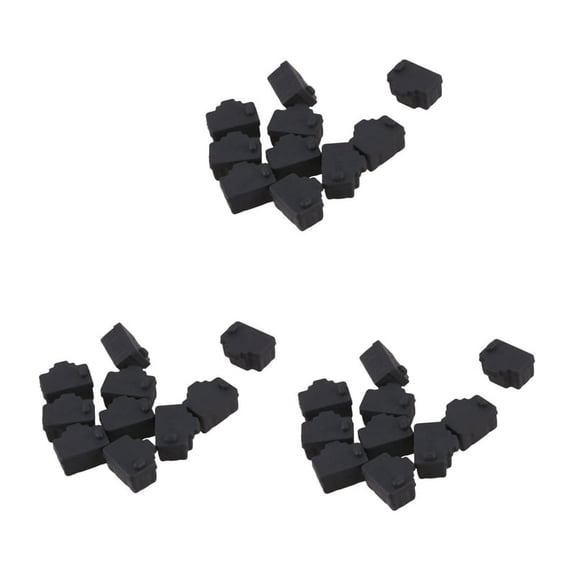 Ethernet Hub Port RJ45 Anti Dust Cover Cap Protector Plug 30Pcs Black,30Pcs x RJ45 Boots Cover,Black