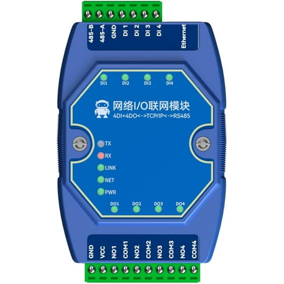 Ethernet I/O Networking Module Switch Value Acquisition Control ModBus ...