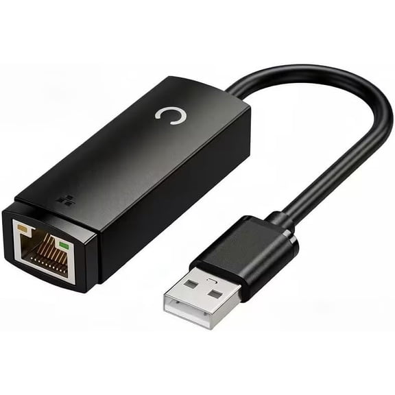 Ethernet Network Adapter, USB 2.0 to RJ45 10/100M LAN Wired Adapter - Plug and Play Driverless and Compatible with MacBook Steam Deck Switch, Windows Chromebook Linux