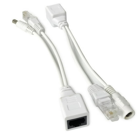Ethernet PoE Injector and Splitter Set For Short Distance Power Delivery