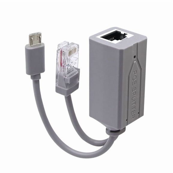 Ethernet Power Supply USB PoE Splitter 48V to 5V for Various Electronics Device
