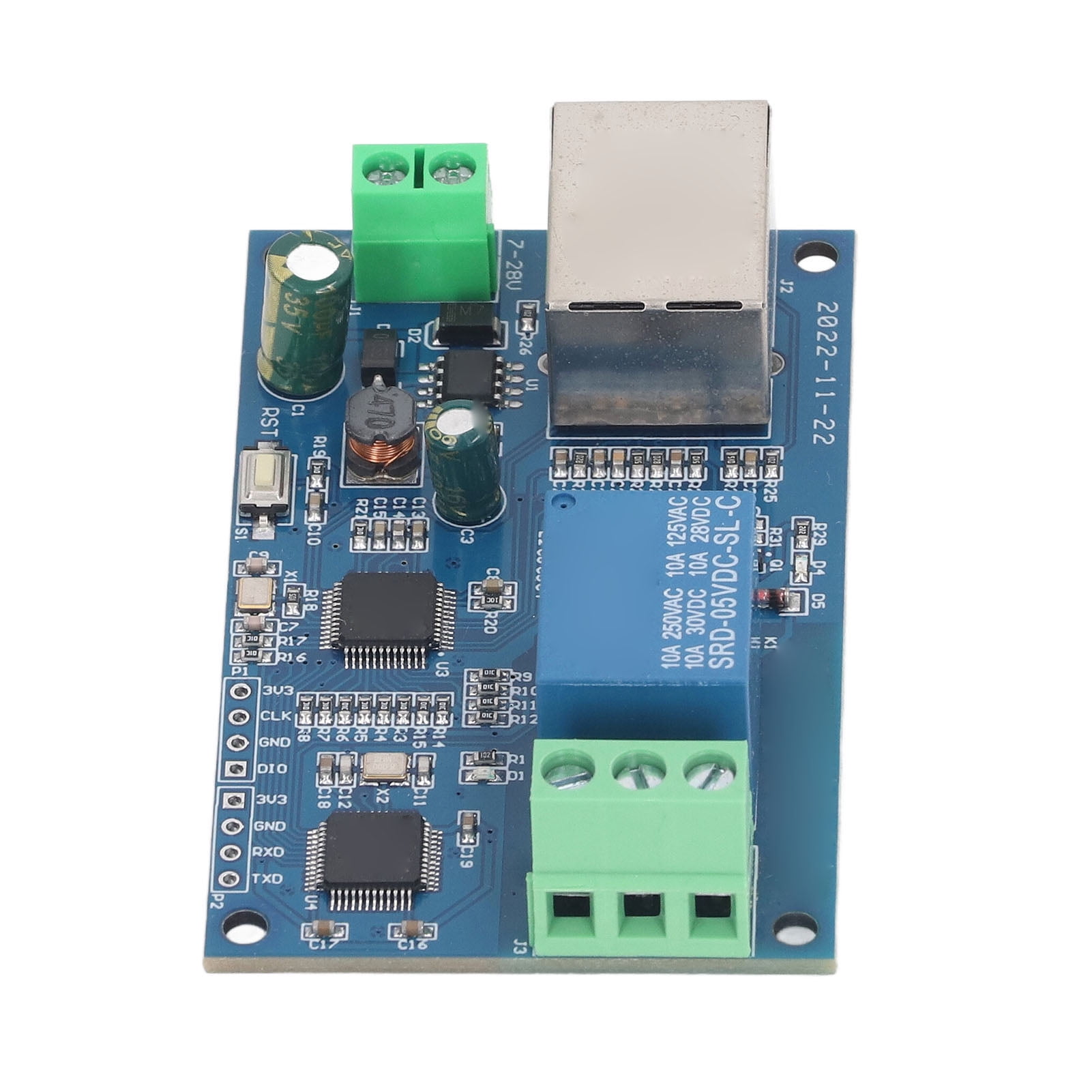 Relay Module, 10/100M Bps Rate Stable Chip UART Serial Port