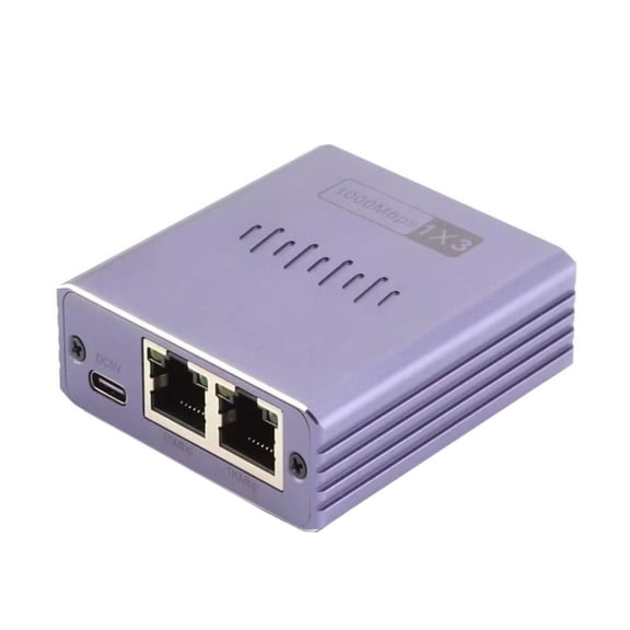 Ethernet Splitter 1 to 2/3/4 1000Mbps Gigabit Ethernet Splitter LAN Splitter RJ45 Splitter for Cat5/5e/6/7 Cable Routers