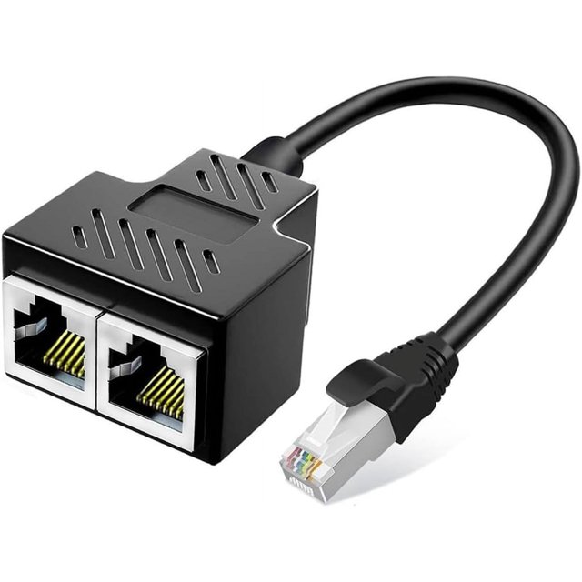 Splitter Cable 1 To 2, Rj45 Network Adapter, Suitable
