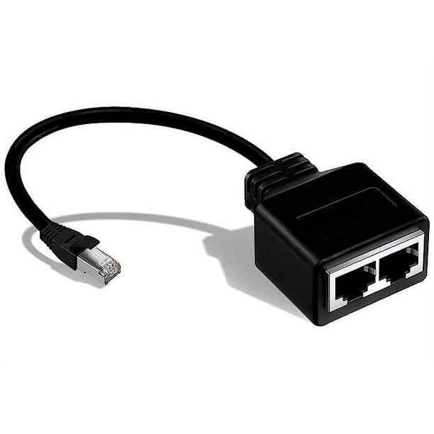 Ethernet Splitter RJ45 Male To Dual RJ45 Female Ethernet Adapter ...