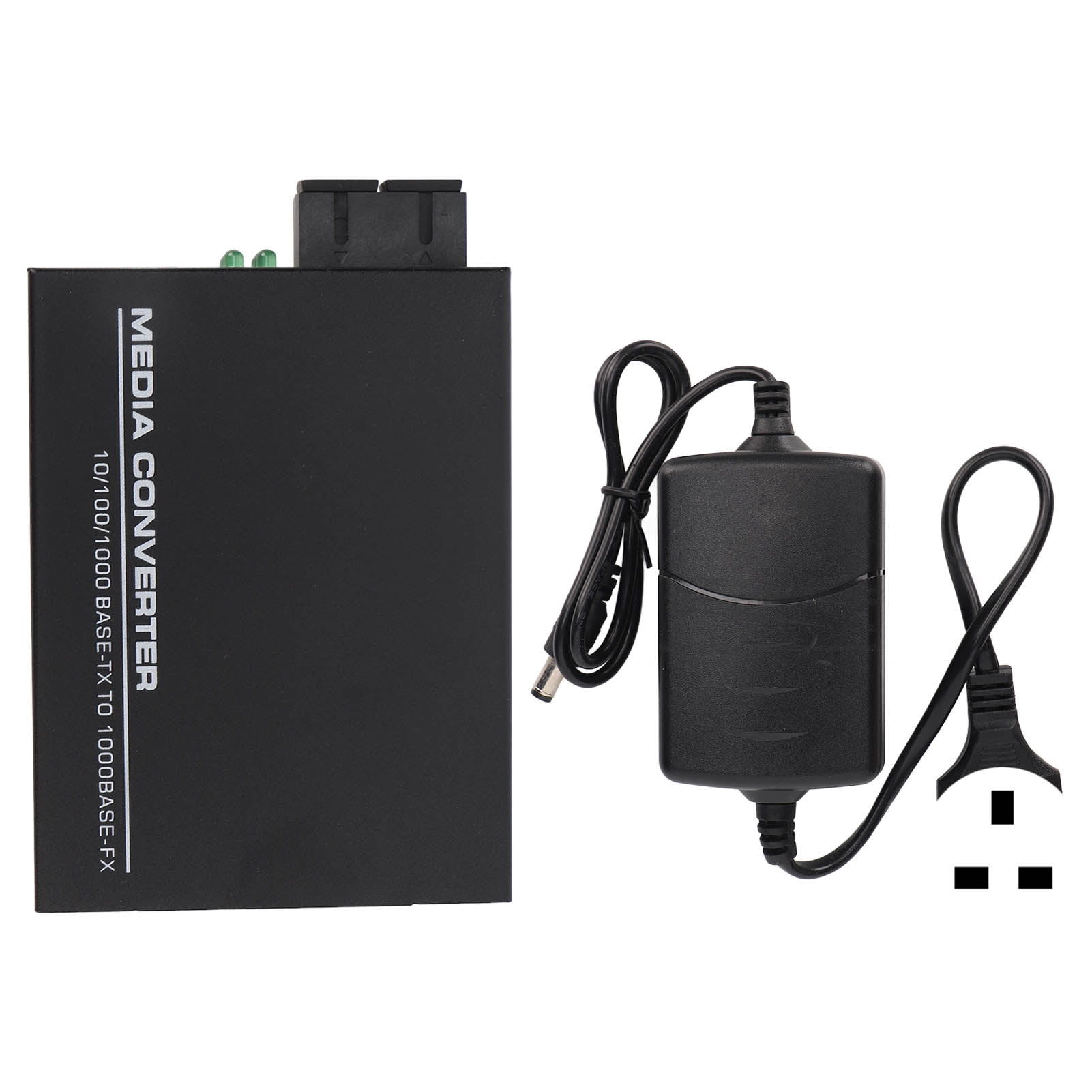 Switch Converter 850nm 1000Mbps SC 2 Fiber Multimode RJ45 Auto