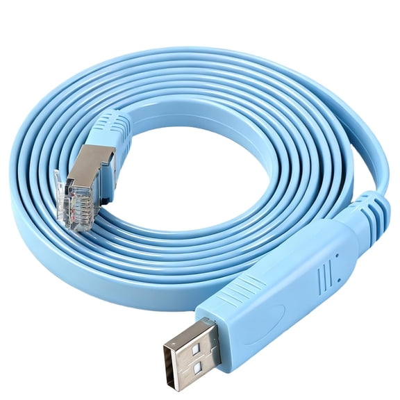 Ethernet to USB Cable, USB to RJ45 Console Cable for Cisco, HP Networking Equipment