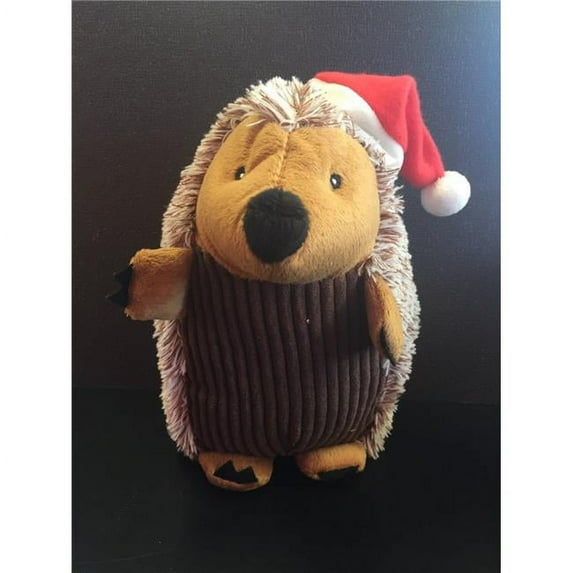 Ethic 077092 9 in. Holiday Hedgehog Dog Toy