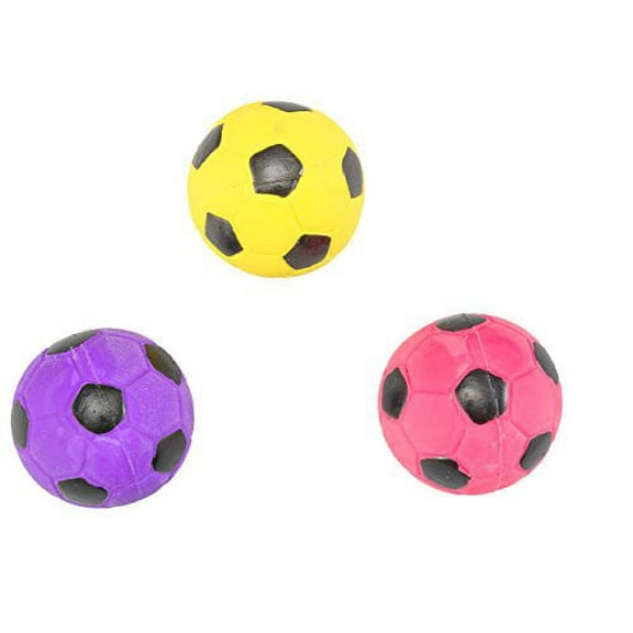 Ethical 2-Inch Latex Soccer Ball Dog Toy - Assorted Colors