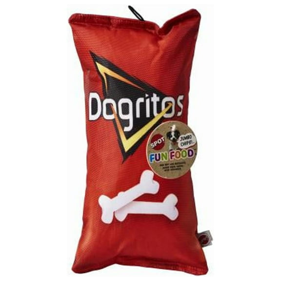 Ethical Pet 54589 Dogritos Chips Squeaky Dog Toy, 14 In. - Quantity 3