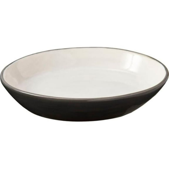 Ethical Pet 077234546994 6 in. Spot 2Tone Oval Cat Dish, Grey
