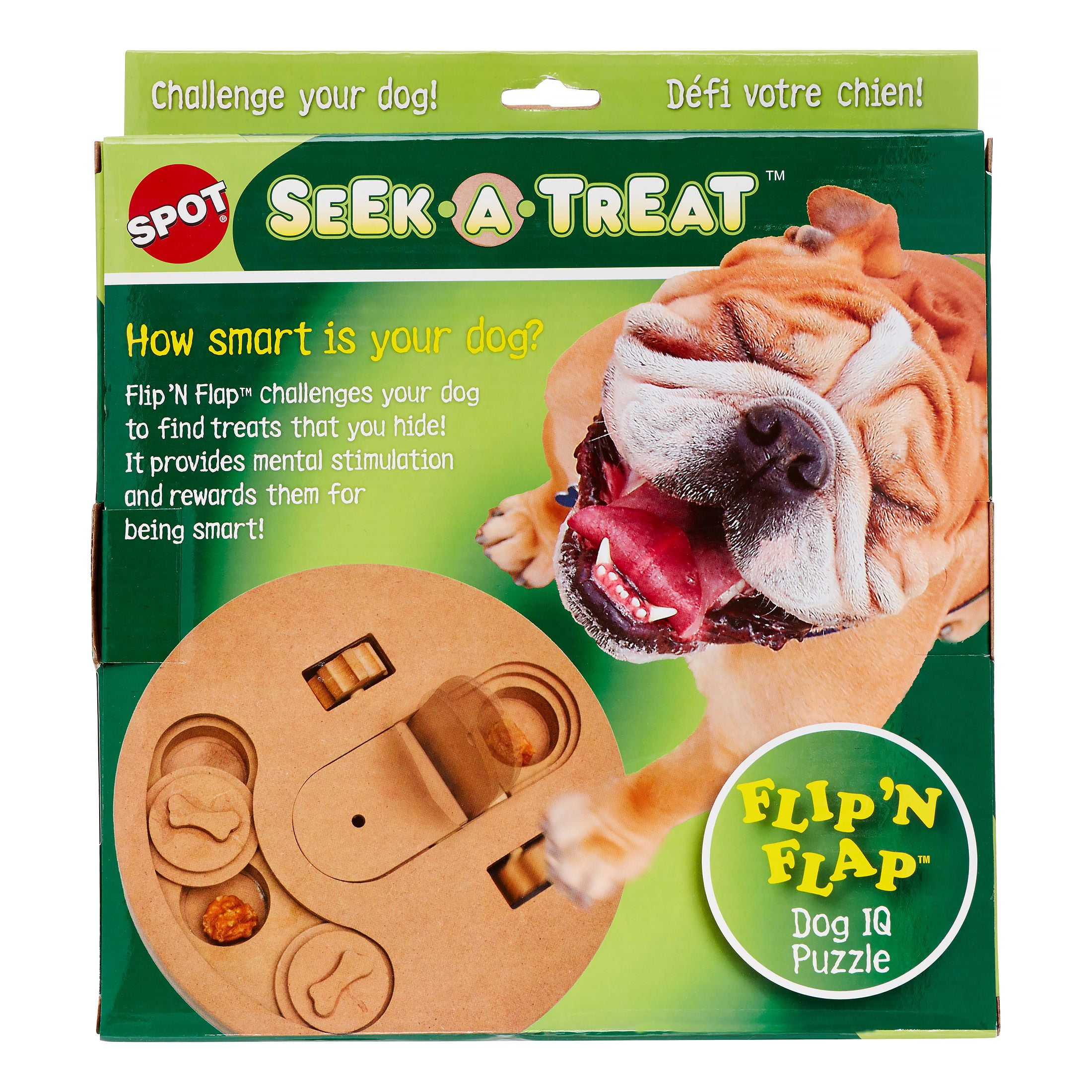 Buy SPOT Seek-a-Treat Flip 'N Slide Treat Dispenser for Dogs, Dog Treat  Dispenser, Dog Treat Dispenser Toy, Interactive Puzzle, Dog Treat Toys  For Boredom
