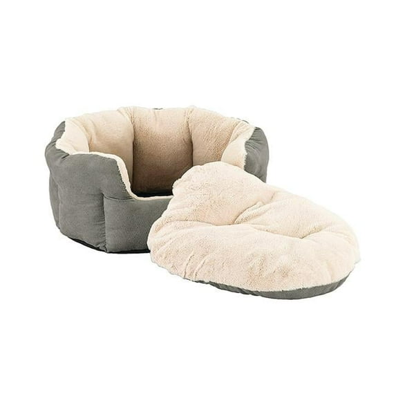 Ethic 603211 18 in. Sleep Zone Reversible Cushion, Light Grey