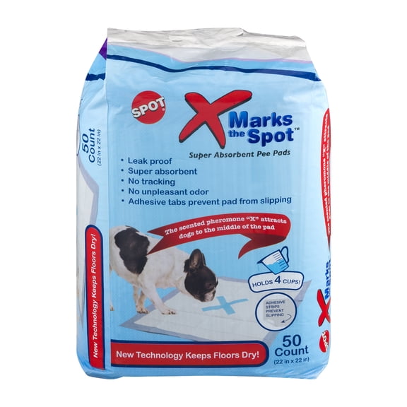 Ethical Pets X Marks The Spot Puppy Pads 22"X22"