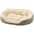thumbnail image 1 of Ethical Products 603186 32 in. Sleep Zone Plush Carved Bed - Gray, 1 of 9