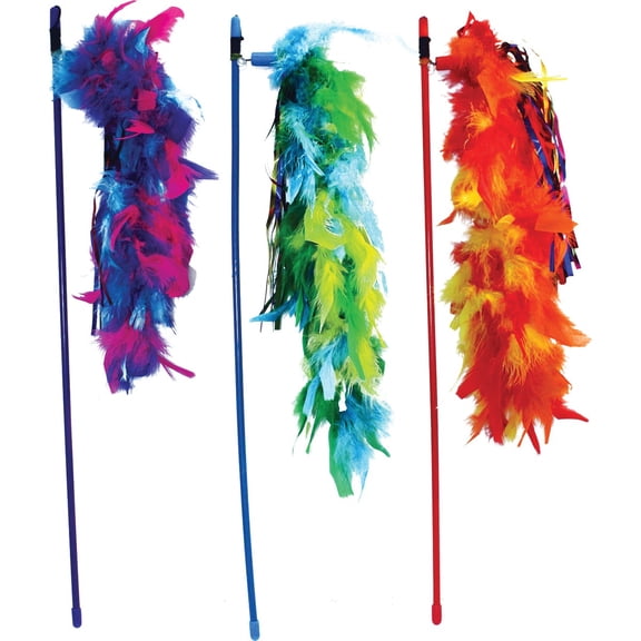 Ethical Skinneeez Forest Friends Wand Cat Toy