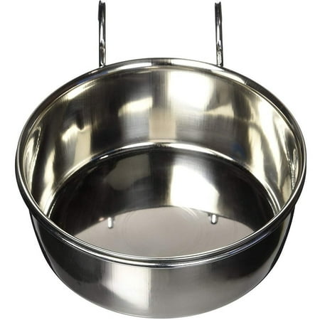 Ethical Ss Dishes-Stainless Steel Bird Coop Cup Wire Bracket- Wire 30 Oz