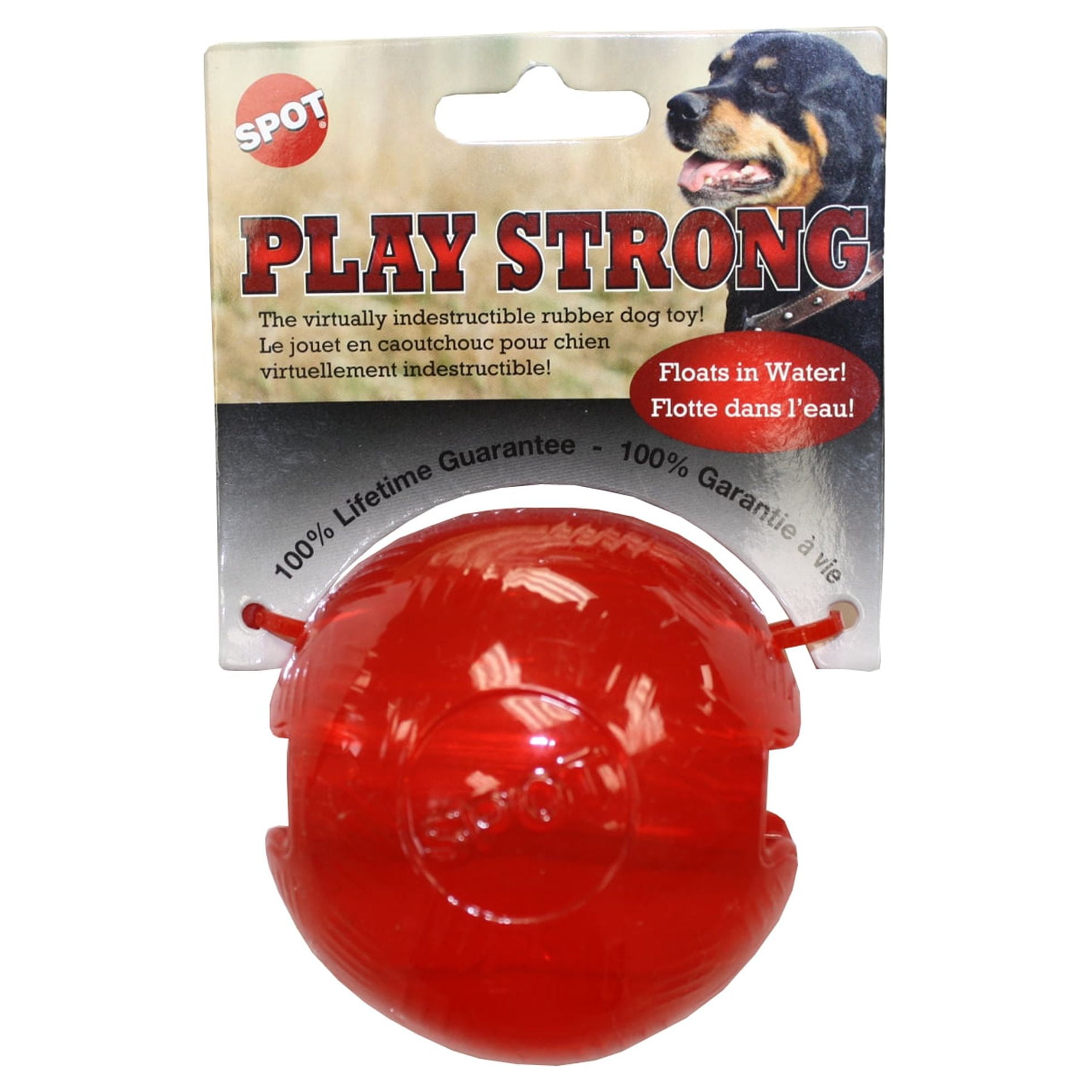 Ethical Pets Sensory Ball Rubber Dog Toy, 3.25-Inch Assorted - Pack of 2, Size: 3.25 Pack of 2