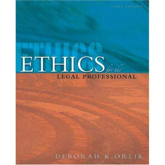 Pre-Owned Ethics for the Legal Professional Paperback