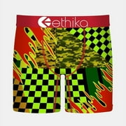Ethika Men s Mid Boxer Brief, 4-Way Stretch Performance Underwear - Prepare For War AST, XL