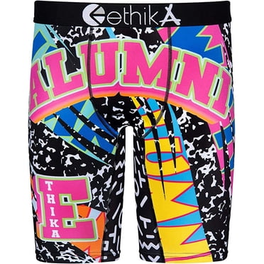 Ethika Men's The Staple Boxer Briefs – 3 Pack – Random Colors 2024 Models – Polyester/Spandex Blend