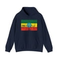 thumbnail image 1 of Ethiopia Ethiopian Pride Flag Hoodie, Gifts, Hooded Sweatshirt, 1 of 4