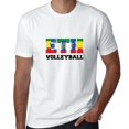 thumbnail image 1 of Ethiopia Volleyball - Olympic Games - Rio - Flag Men's Grey T-Shirt, 1 of 2