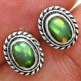 thumbnail image 1 of Ethiopian Opal 925 Sterling Silver Stud Earrings Jewelry E-1245 AGE1016_J, 1 of 6