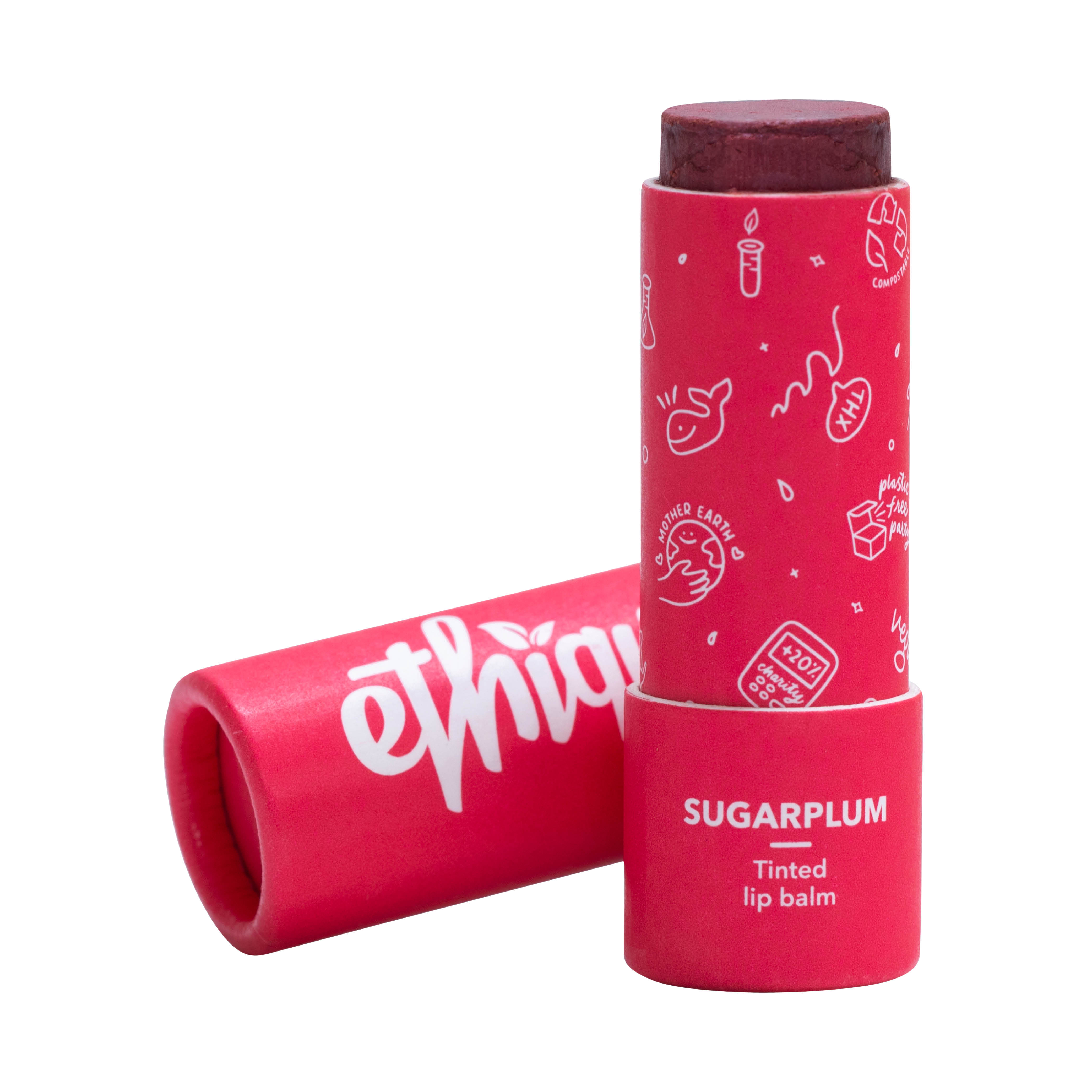 Ethique Sugarplum - Tinted lip balm, 1 each - image 1 of 11