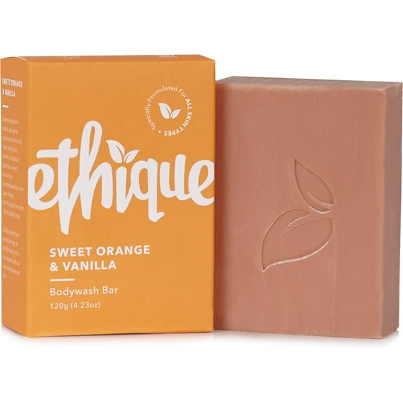 Ethique Sweet orange & Vanilla Bodywash Bar 4.23 oz - (Pack of 3)