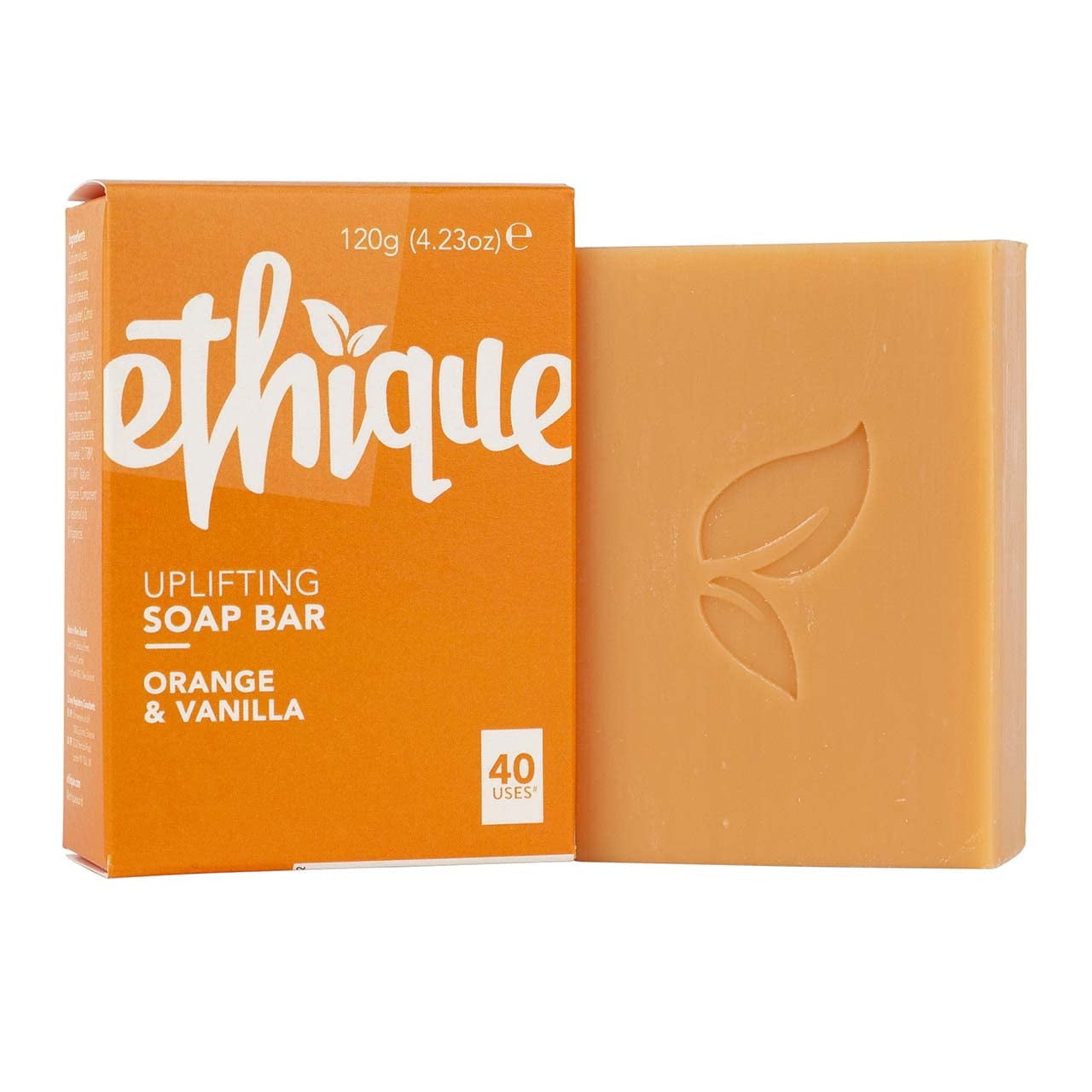 Ethique Uplifting Sweet Orange STF9 & Vanilla Soap Bar Body Wash for