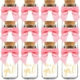 thumbnail image 1 of Ethisa 12 Pack It's a Girl Milk Glass Bottles with Ribbons and Stickers - Vintage, Sturdy, Baby Shower Favors for Guests and Table Centerpieces - Girl Baby Shower Decorations - Baby Shower Candy Jar, 1 of 6