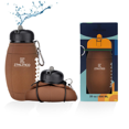 thumbnail image 1 of Ethletico Silicone American Football Shaped Collapsible Water Bottles  20 oz./600ml, 1 of 8