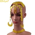 thumbnail image 1 of Ethlyn Gold Plated Eritrean African Traditional Wedding Jewelry Sets for Women Bride S112, 1 of 5
