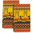thumbnail image 1 of Ethnic African American Women Dancers Kitchen Dish Towels Set of 2, Ultra Soft Absorbent Hand Drying Baking Cooking Cloth Spring Summer Holiday Home Decor 16x24 Inch, 1 of 5