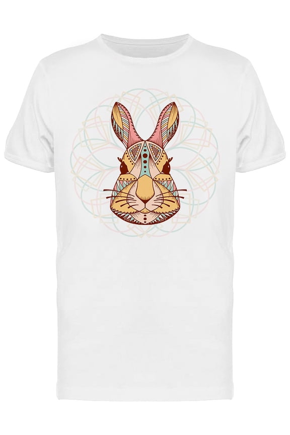 Ethnic Animal Tribal Hare Tee Men's -Image by Shutterstock