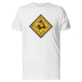 thumbnail image 1 of Ethnic Animal Warning Sign T-Shirt Men -Image by Shutterstock, Male 3X-Large, 1 of 2