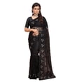 thumbnail image 1 of Ethnic Asia Net Embroidered Stone Work Saree Unstitched Blouse, 1 of 5