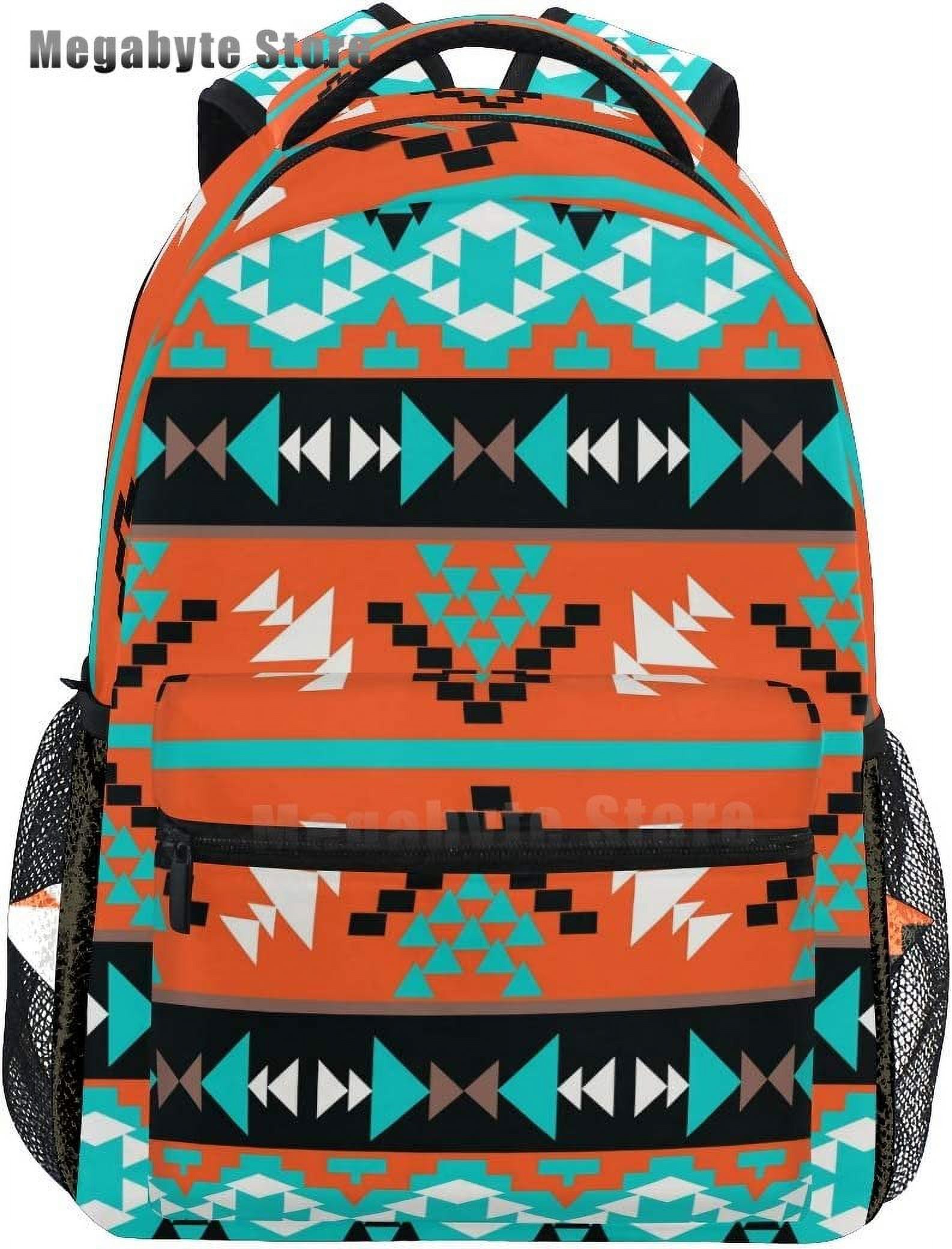 Ethnic Aztec Geometric Backpack Travel Shoulder Bag for s s Women Men ...