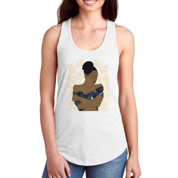Ethnic Beauty Ii Racerback Tank Women -Alonzo Saunders Designs, Female Large