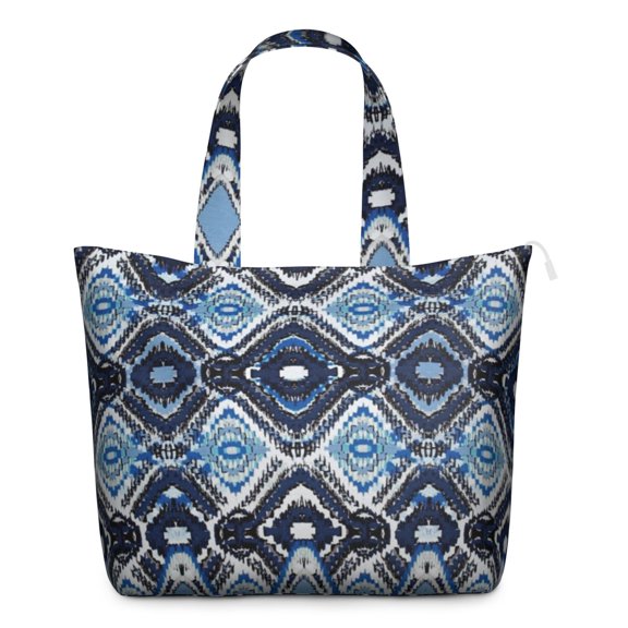 Ethnic Bohemian Style Weekender Duffel, Colorful Retro Tribal Travel Tote for Women, Artistic Bag for Weekend Getaways, Camping, and Hiking