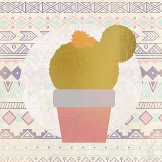 Ethnic Cactus 2 Poster Print by Kimberly Allen