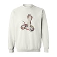 thumbnail image 1 of Ethnic Cobra Snake Sweatshirt Women - Women Sweatshirt, White, Medium, 1 of 4