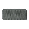 thumbnail image 1 of Ethnic Computer Mouse Pad, African Culture Style Funky Folk Geometric Hand Drawn Quirky Design, Rectangle Non-Slip Rubber Mousepad X-Large, 35" x 15", Cadet Blue and Dark Brown, by Ambesonne, 1 of 2