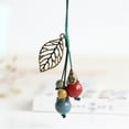 Ethnic Creative Handmade Long Ceramic Sweater Chain Ceramic Necklace