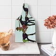 thumbnail image 1 of Ethnic Cutting Board, Abstract Design of a Woman on a Horse with a Bird Animal Fun Image, Decorative Tempered Glass Cutting and Serving Board, Wine Bottle Shape, Multicolor, by Ambesonne, 1 of 1