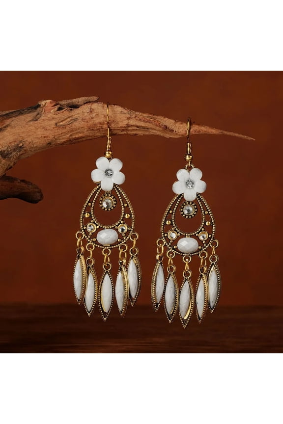 Ethnic Eearrings Pretty Style Earrings, Long Colored Earring