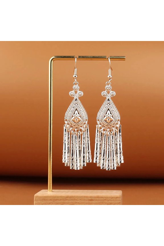 Ethnic Eearrings Tassel Pretty Earrings, Popular New Chinese Earrings
